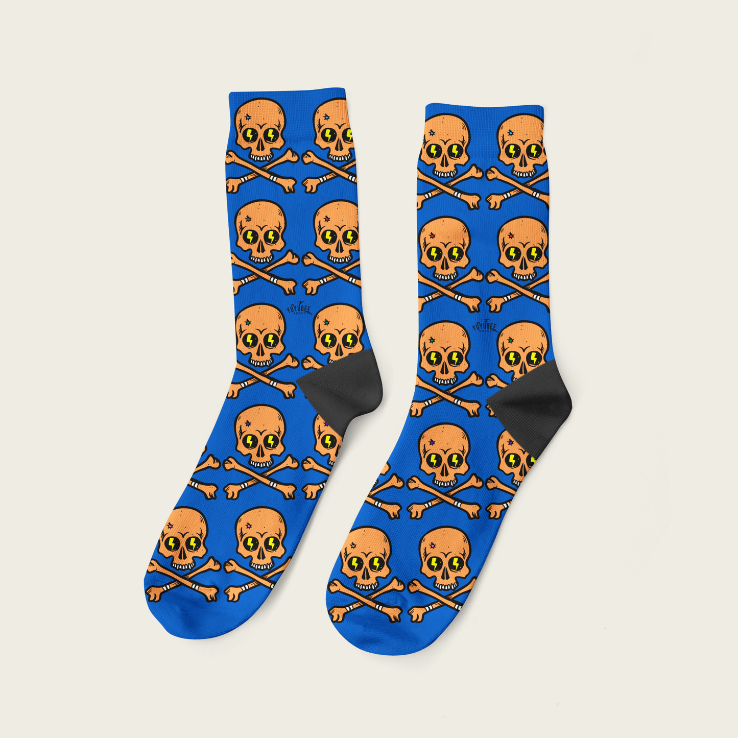 Calavera Neon Naranja