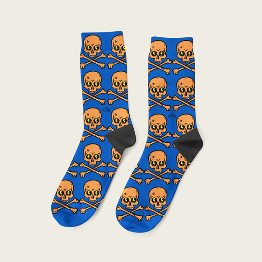 Calavera Neon Naranja