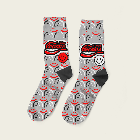 Enjoy Cocaine - Yuyubee Socks - Calcetin Sock