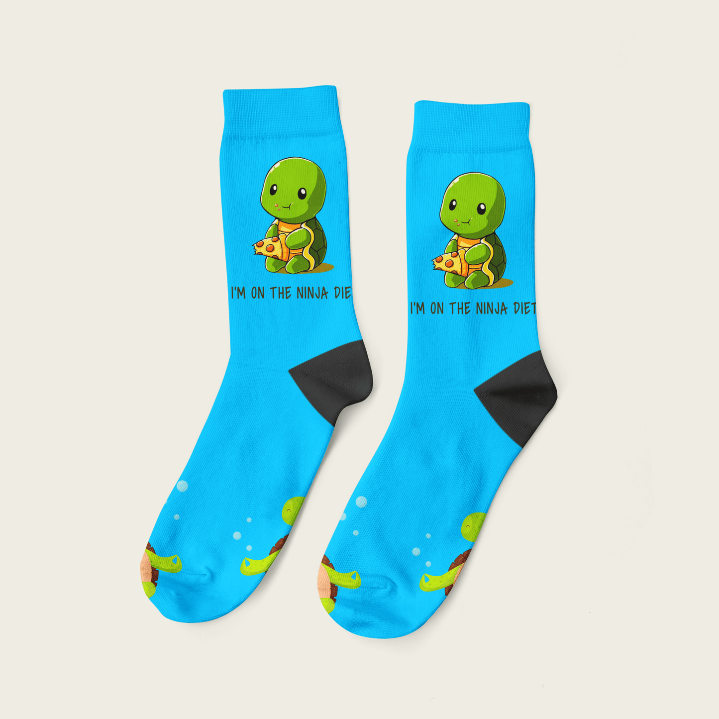 Ninja Diet / Tortuga - Yuyubee Socks - Calcetin Sock