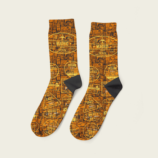 Sello Pasaporte - Yuyubee Socks - Calcetin Sock