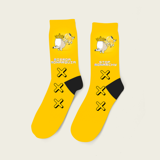 Stop Monarchy - Yuyubee Socks - Calcetin Sock